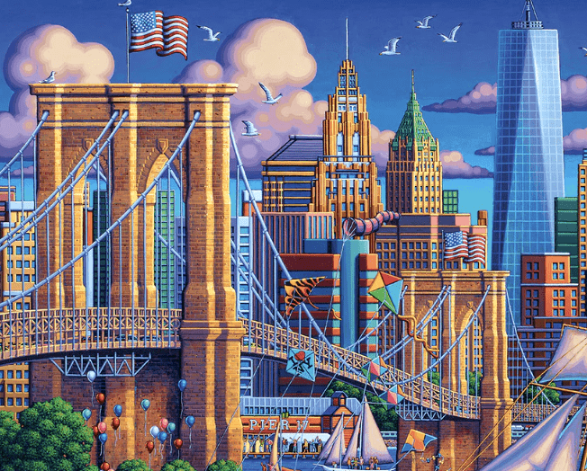 Brooklyn Bridge, New York Dowdle Signature Edition Puzzle