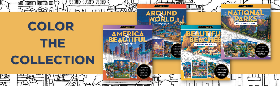 Beautiful Beaches Coloring Book by Eric Dowdle