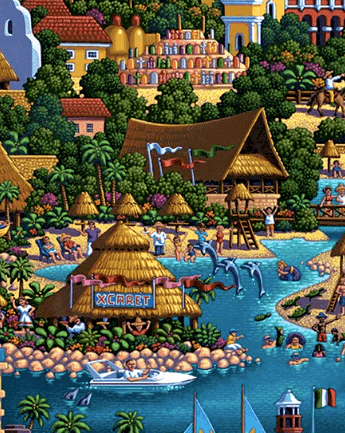 Cancun, Mexico - 500 Piece Puzzle by Eric Dowdle - Premium No Glare Signature Edition
