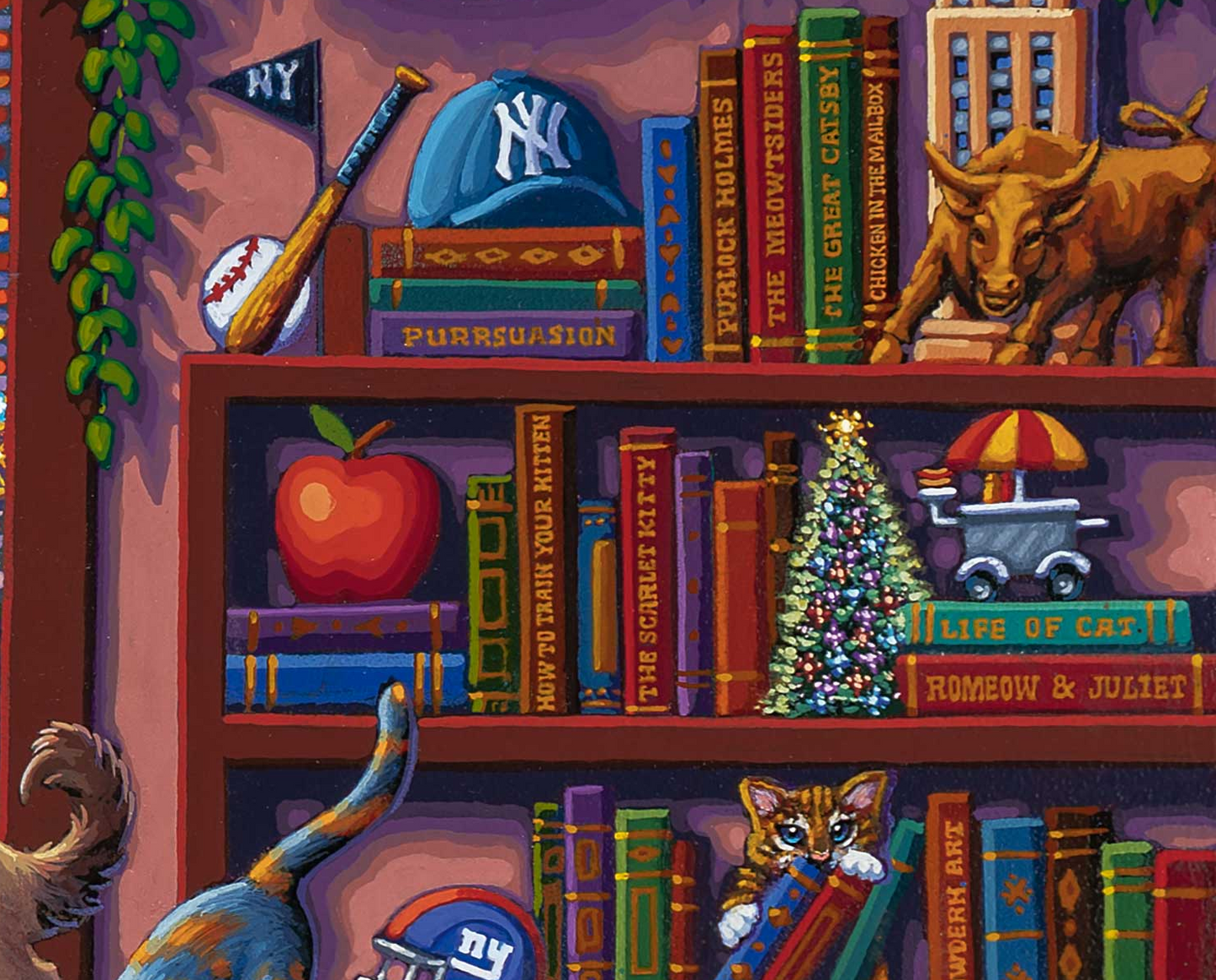 Cat Cafe - 500 Piece Puzzle by Eric Dowdle - Premium No Glare Signature Edition
