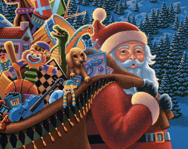 Santa's Christmas Delivery Puzzle - Dowdle Premium No Glare Edition - Sneak Peek: Ships 9/5