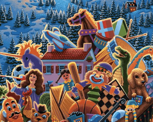 Santa's Christmas Delivery Puzzle - Dowdle Premium No Glare Edition - Sneak Peek: Ships 9/5