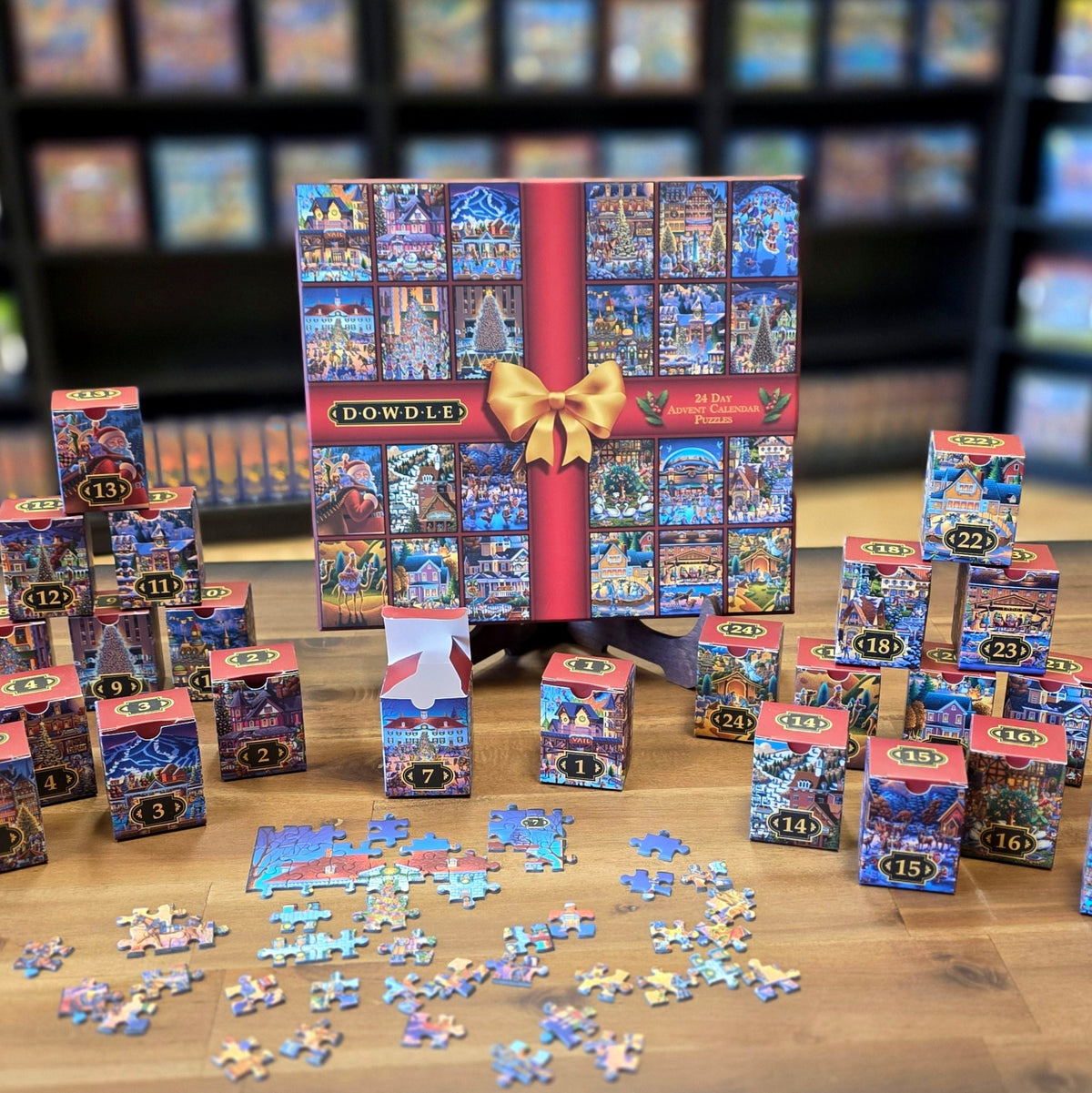 2026 Dowdle 24-Day Christmas Puzzle Advent Calendar Signature Edition product image 2