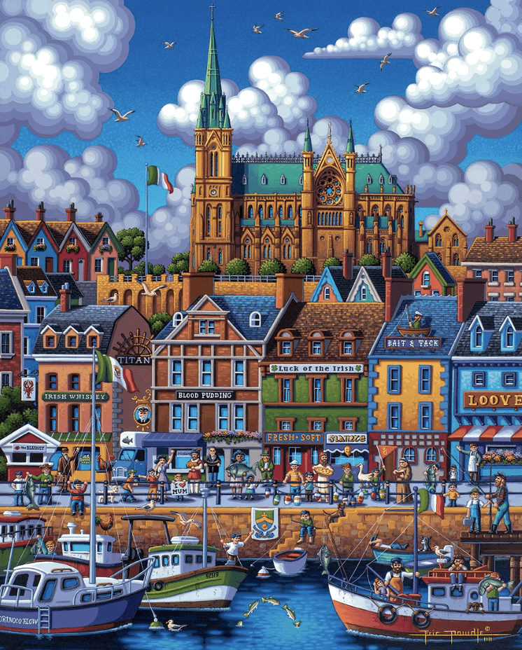 Cobh Ireland Puzzle - Dowdle Premium No Glare Edition - Sneak Peek Ships 9/5