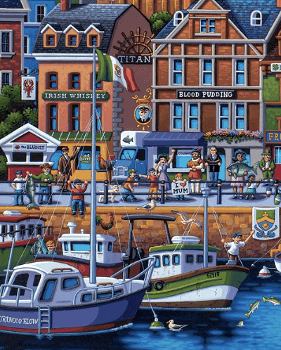 Cobh Ireland Puzzle - Dowdle Premium No Glare Edition - Sneak Peek Ships 9/5