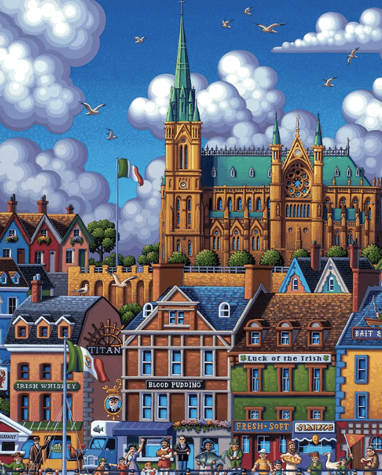 Cobh Ireland Puzzle - Dowdle Premium No Glare Edition - Sneak Peek Ships 9/5