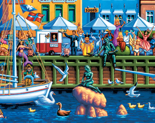 Copenhagen, Denmark Europe Puzzle - by Eric Dowdle
