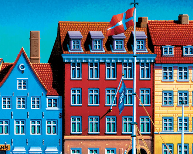 Copenhagen, Denmark Europe Puzzle - by Eric Dowdle