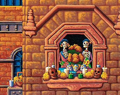 Day of the Dead, Mexico City Dowdle Puzzle