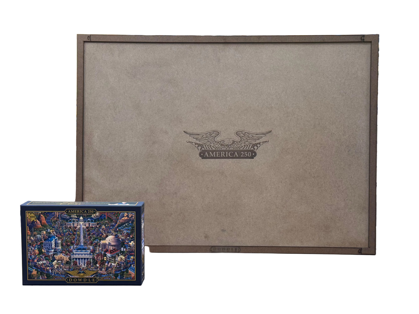 America 250th Bundle: 500 Piece Puzzle & Commemorative Puzzle Board 28x39