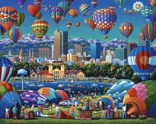 Balloon Spectacular 2000 Piece Puzzle