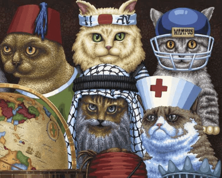 Cats Around the World Dowdle Signature Edition Puzzle
