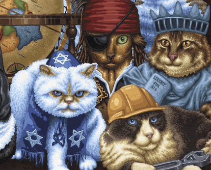 Cats Around the World Dowdle Signature Edition Puzzle