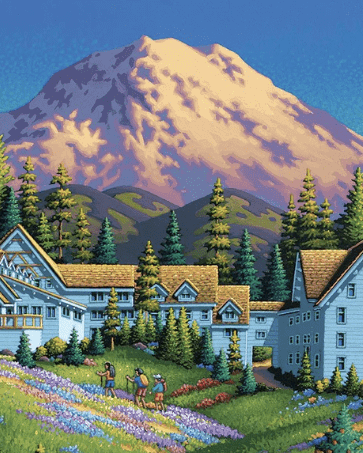 Mount Rainier National Park, Washington Dowdle Signature Edition Puzzle