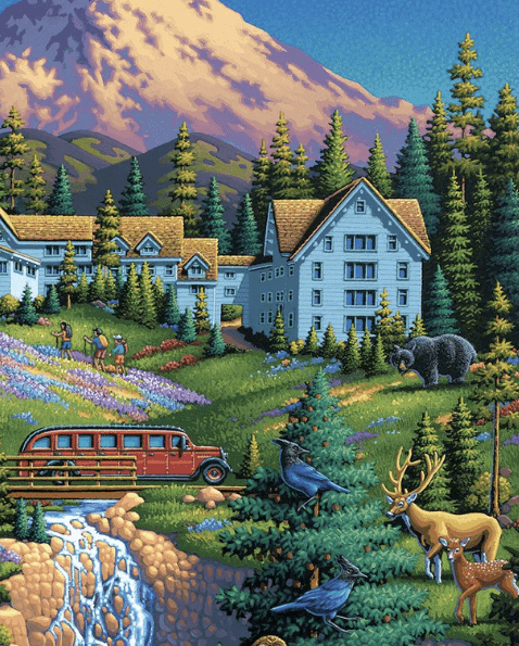 Mount Rainier National Park, Washington Dowdle Signature Edition Puzzle