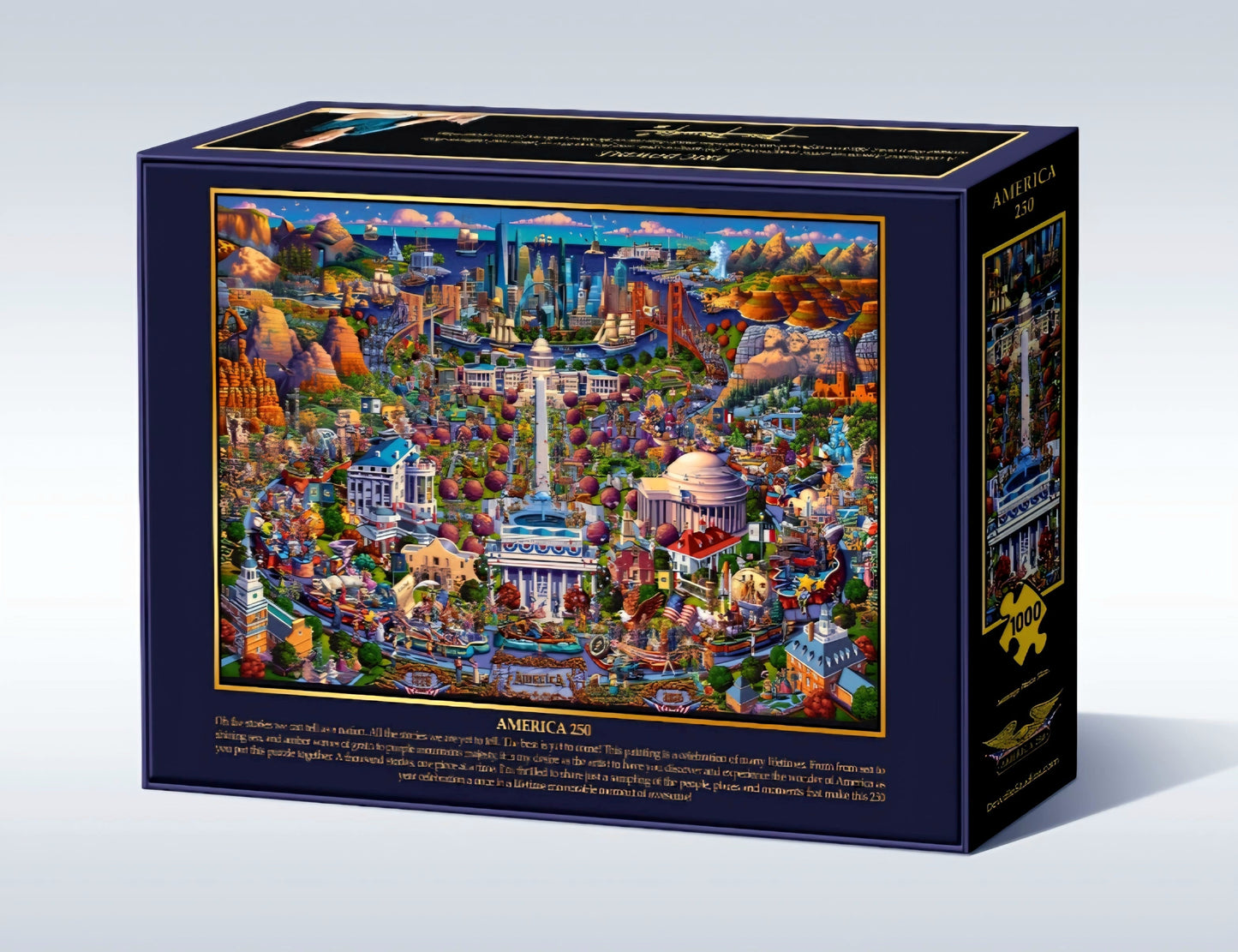 America's 250th Celebration Puzzle by Eric Dowdle - The Story of America