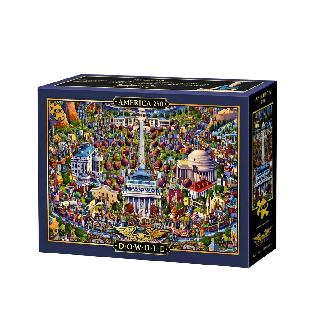 America's 250th Celebration Puzzle by Eric Dowdle - The Story of America