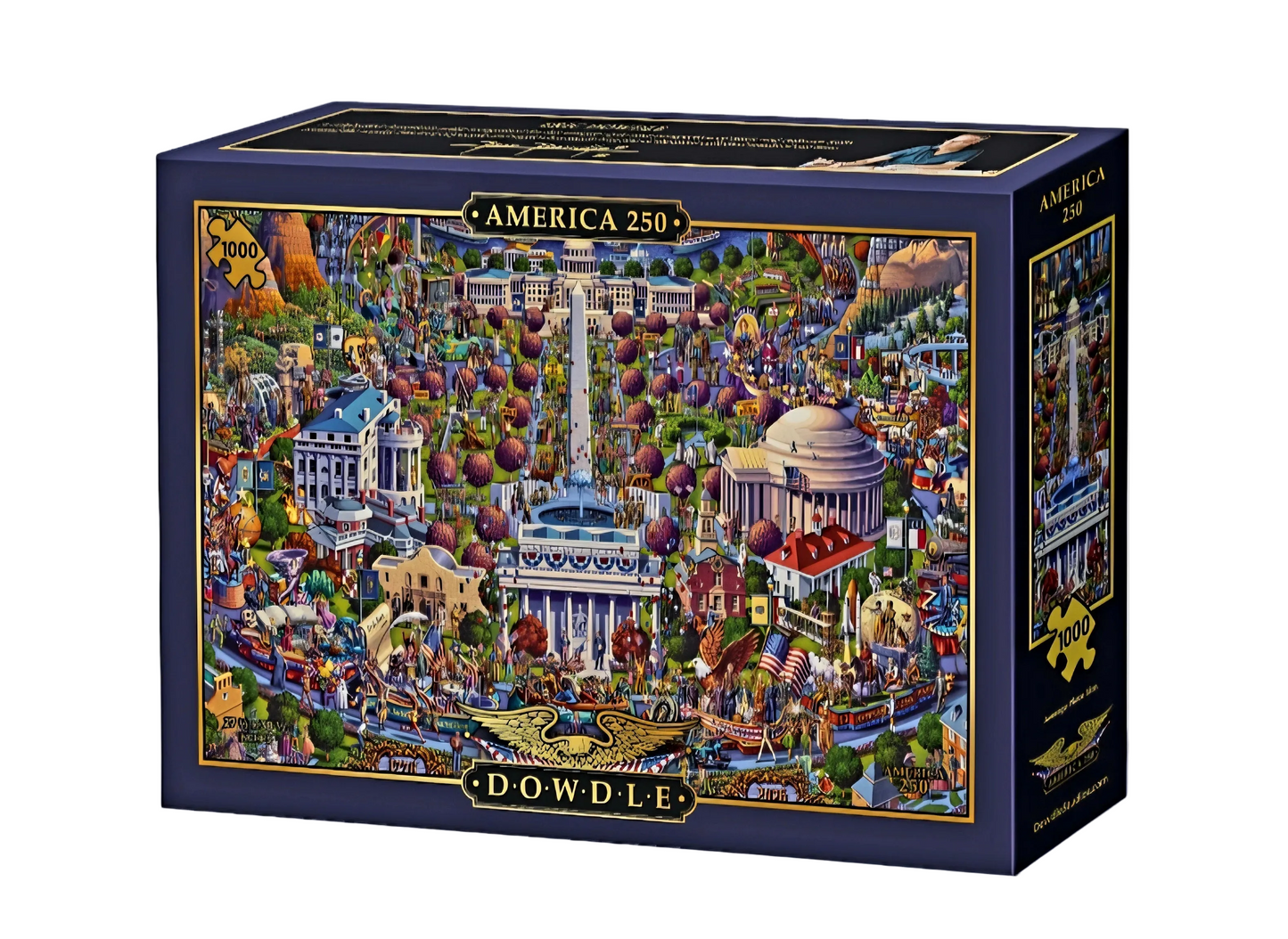 America's 250th Celebration Puzzle by Eric Dowdle - The Story of America