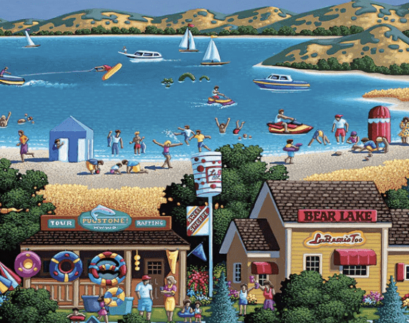 Bear Lake, Utah Dowdle Puzzle