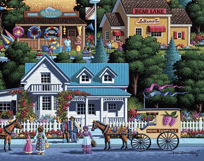 Bear Lake, Utah Dowdle Puzzle