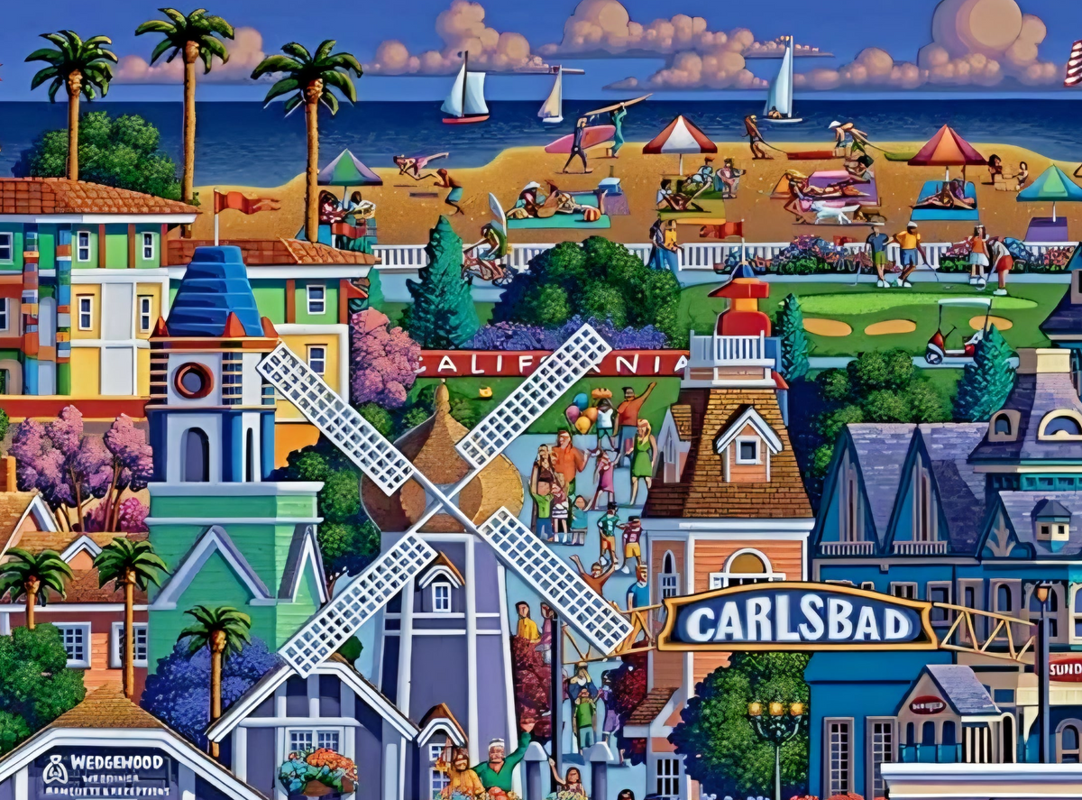 Carlsbad, California Dowdle Signature Edition Puzzle
