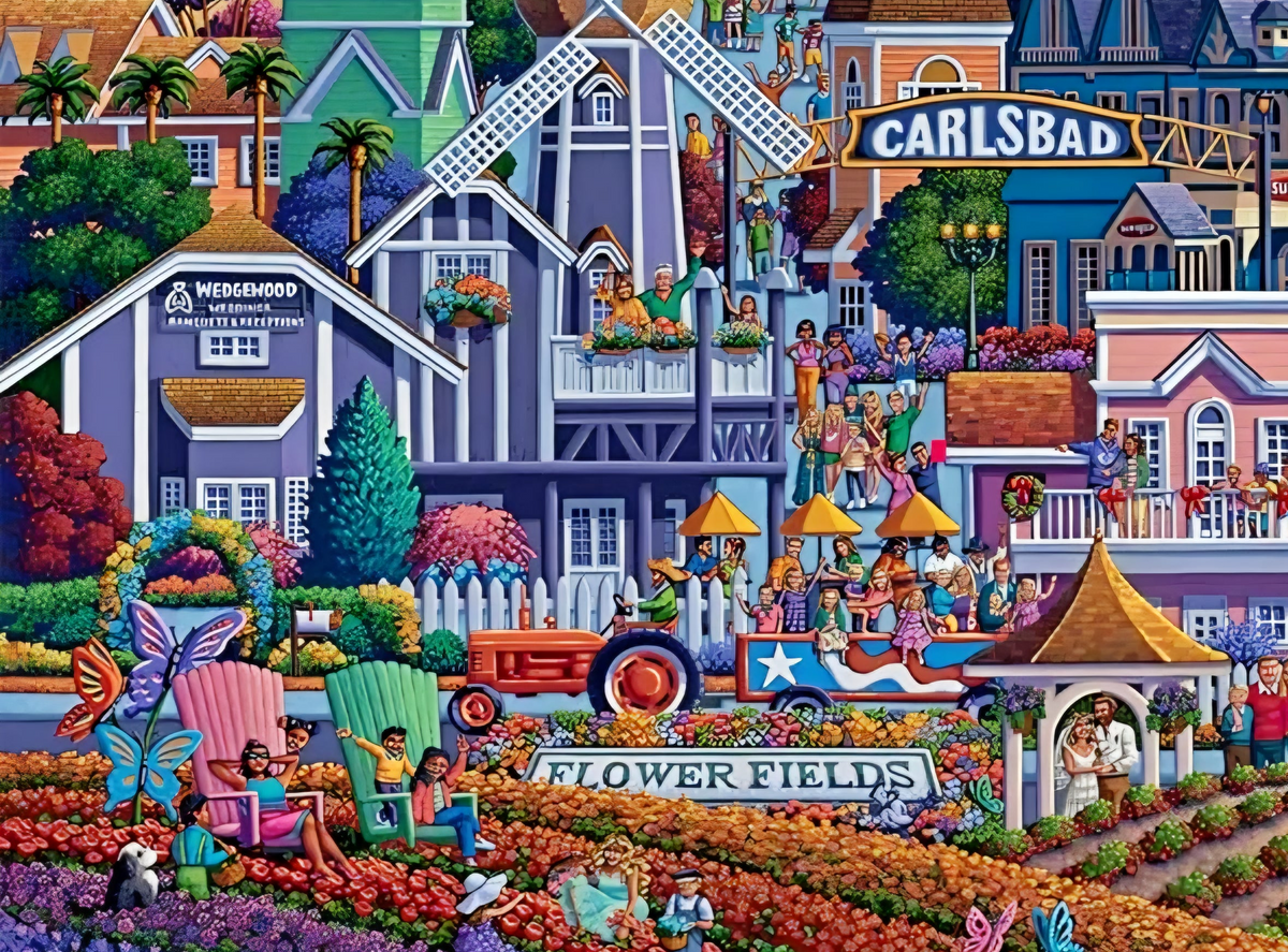 Carlsbad, California Dowdle Signature Edition Puzzle
