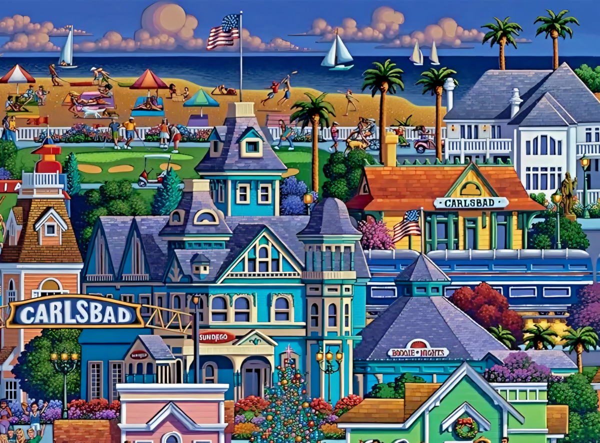 Carlsbad, California Dowdle Signature Edition Puzzle