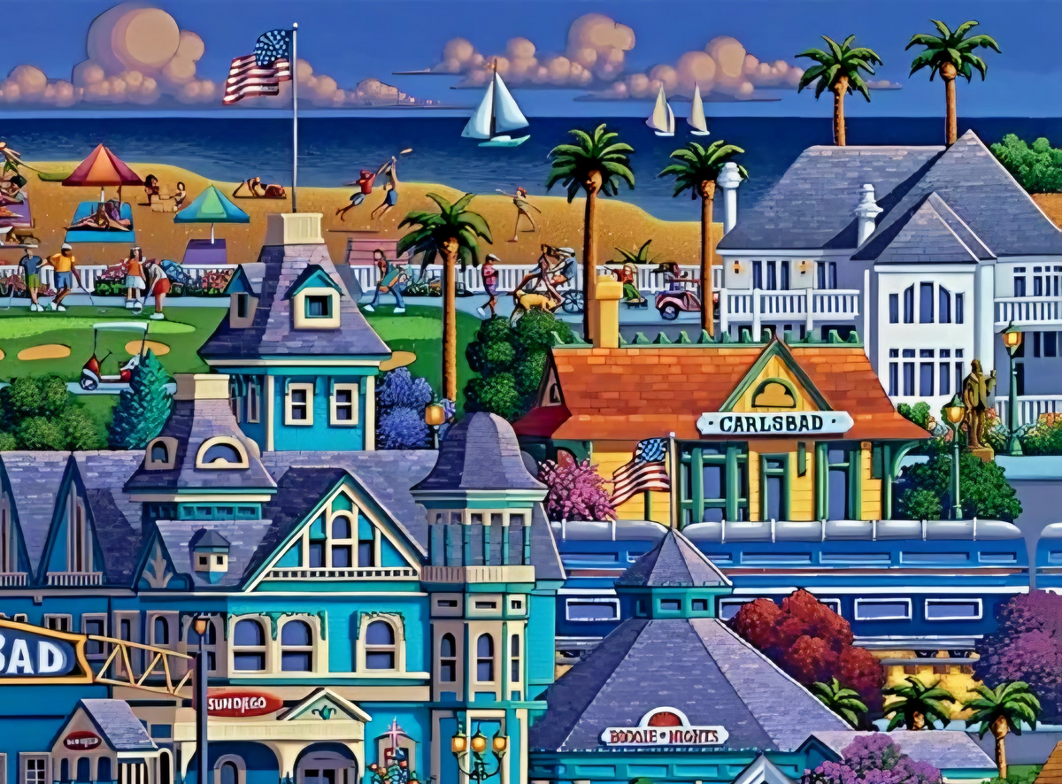 Carlsbad, California Dowdle Signature Edition Puzzle