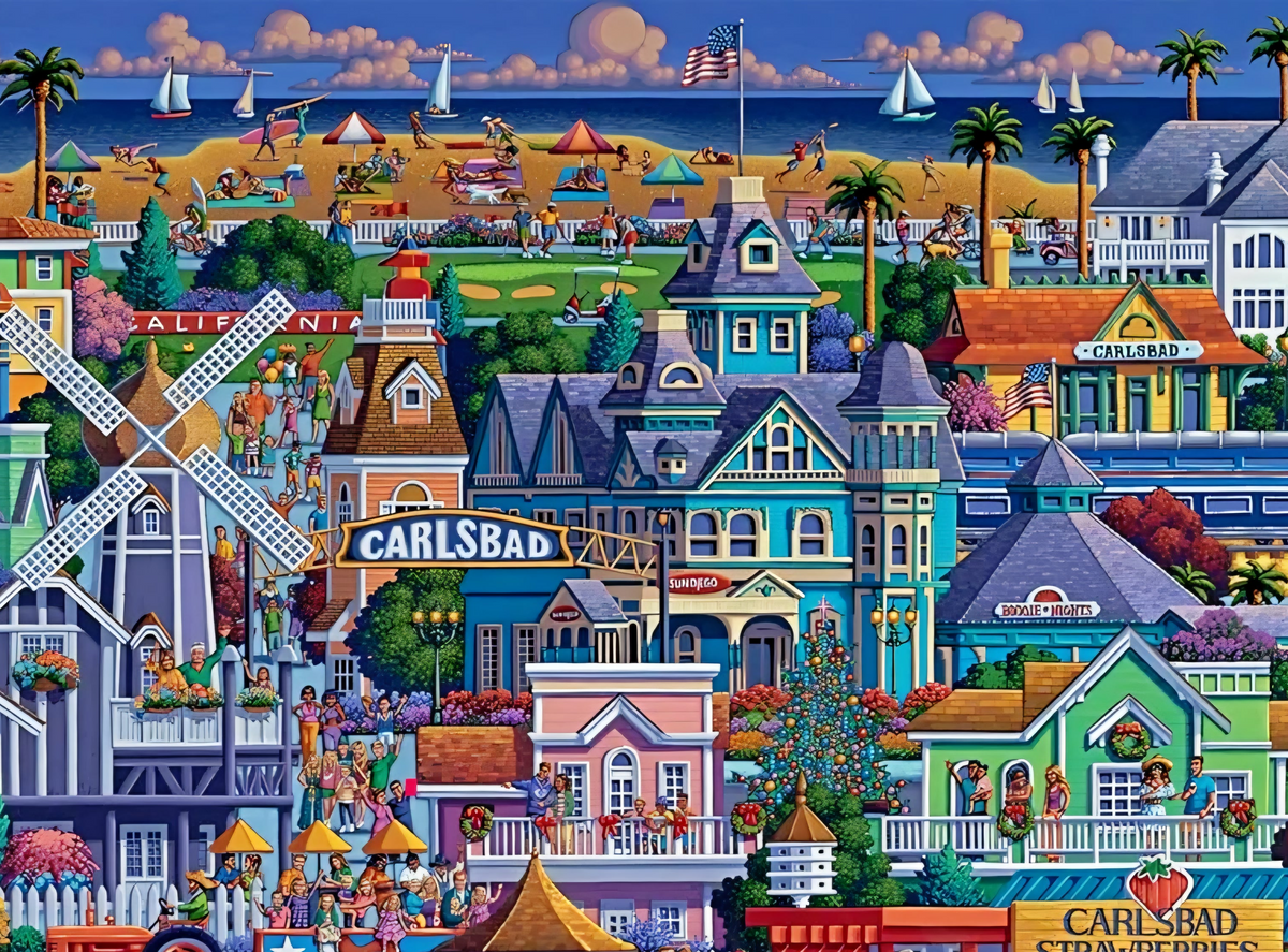 Carlsbad, California Dowdle Signature Edition Puzzle