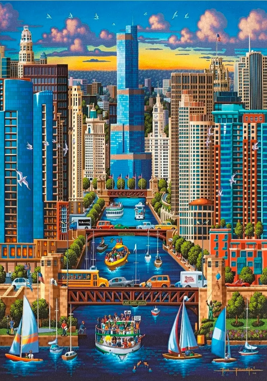 Chicago Windy City by Eric Dowdle - Buffalo Games Edition