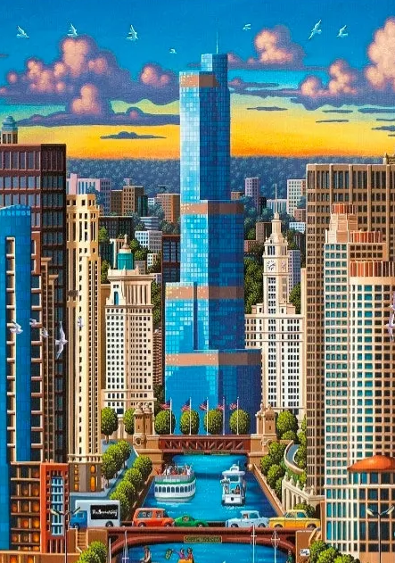 Chicago Windy City by Eric Dowdle - Buffalo Games Edition