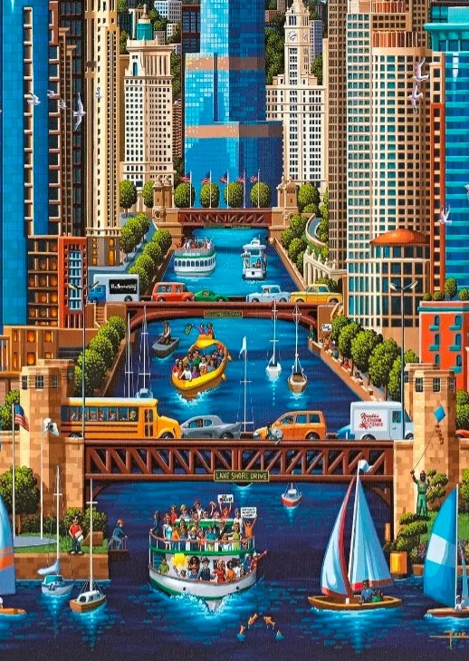 Chicago Windy City by Eric Dowdle - Buffalo Games Edition