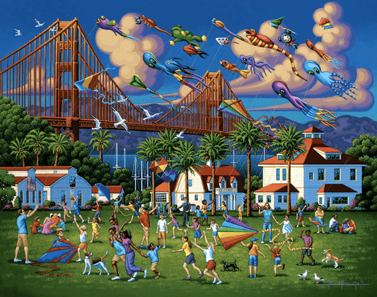 Golden Gate Bridge, California Puzzle - Dowdle Gold Edition