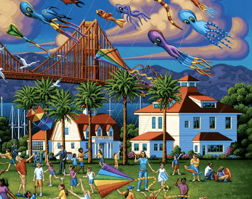 Golden Gate Bridge, California Puzzle - Dowdle Gold Edition
