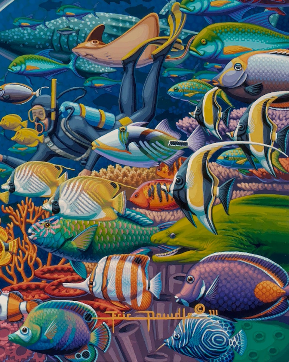 Kona, Hawaii (The Big Island) - 500 Piece Puzzle by Eric Dowdle - Premium No Glare Signature Edition