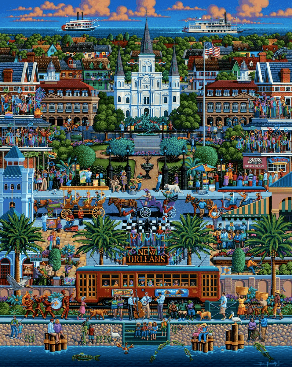 New Orleans, Louisiana Puzzle - Dowdle Buffalo Games Edition