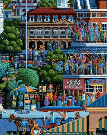 New Orleans, Louisiana Puzzle - Dowdle Buffalo Games Edition