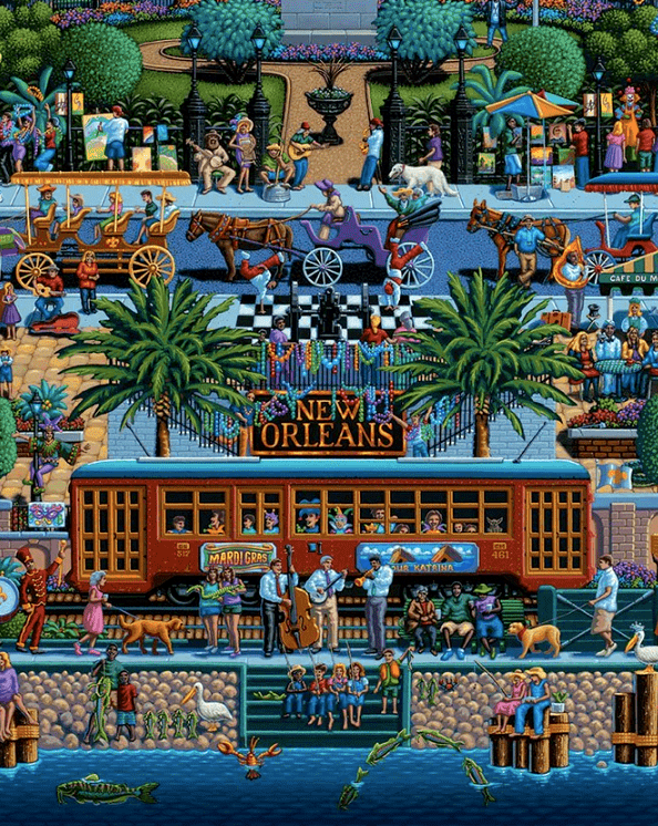 New Orleans, Louisiana Puzzle - Dowdle Buffalo Games Edition
