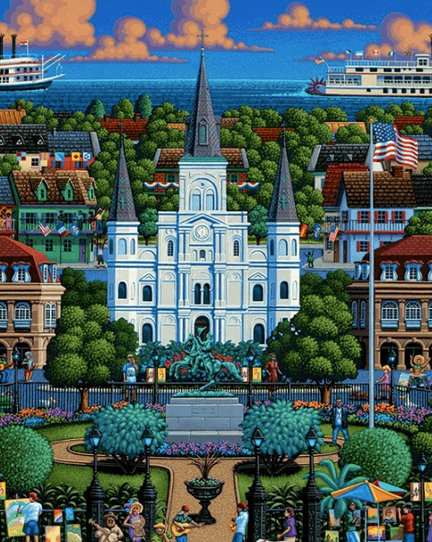 New Orleans, Louisiana Puzzle - Dowdle Buffalo Games Edition