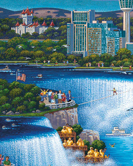Niagara Falls, New York - 500 Piece Puzzle by Eric Dowdle - Premium No Glare Signature Edition