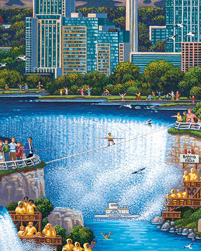 Niagara Falls, New York - 500 Piece Puzzle by Eric Dowdle - Premium No Glare Signature Edition