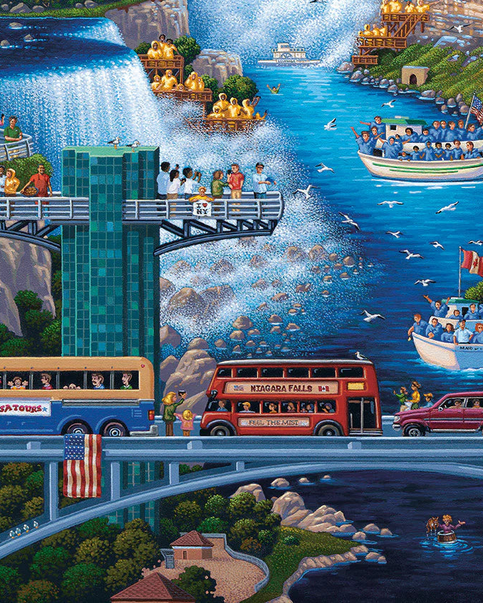 Niagara Falls, New York - 500 Piece Puzzle by Eric Dowdle - Premium No Glare Signature Edition