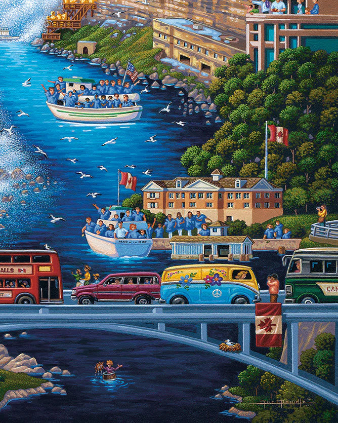 Niagara Falls, New York - 500 Piece Puzzle by Eric Dowdle - Premium No Glare Signature Edition