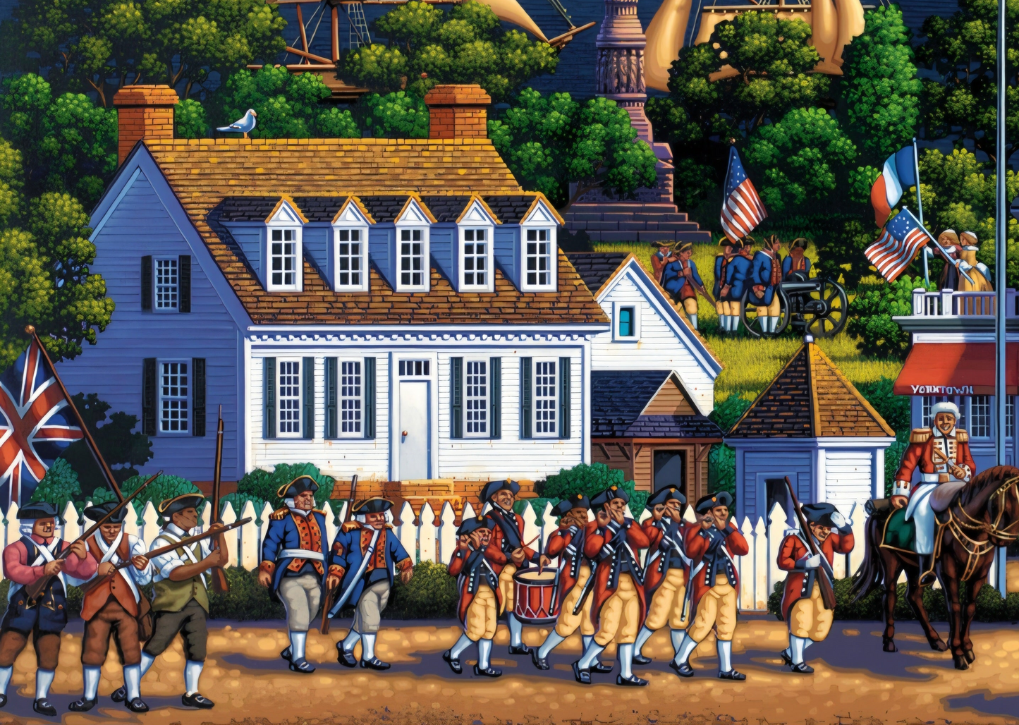 Victory at Yorktown Puzzle - Dowdle Buffalo Games America 250 Collection