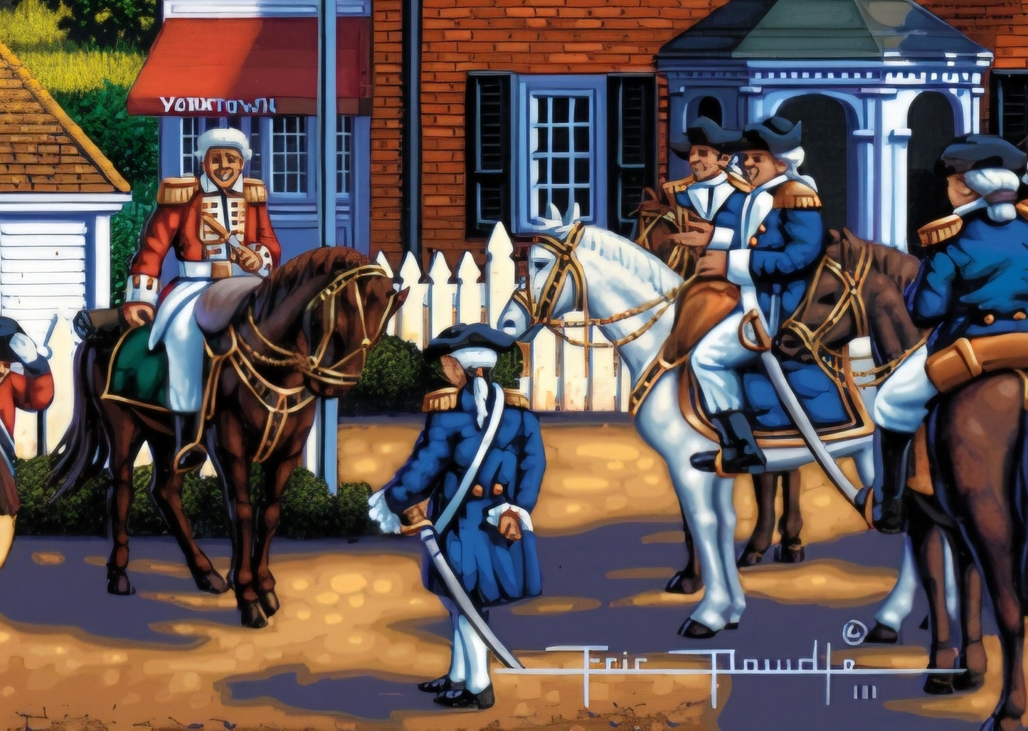 Victory at Yorktown Puzzle - Dowdle Buffalo Games America 250 Collection