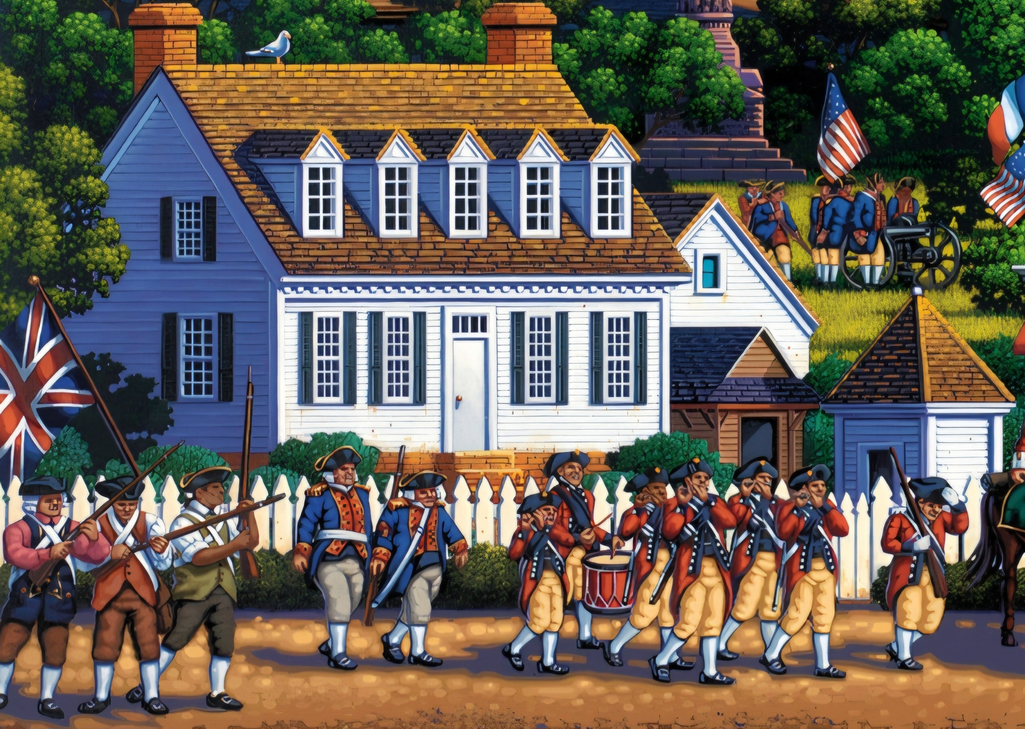 Victory at Yorktown Puzzle - Dowdle Buffalo Games America 250 Collection