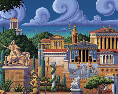 Greece Puzzle by Eric Dowdle Premium No Glare Edition - Sneak Peek Ships 9/5