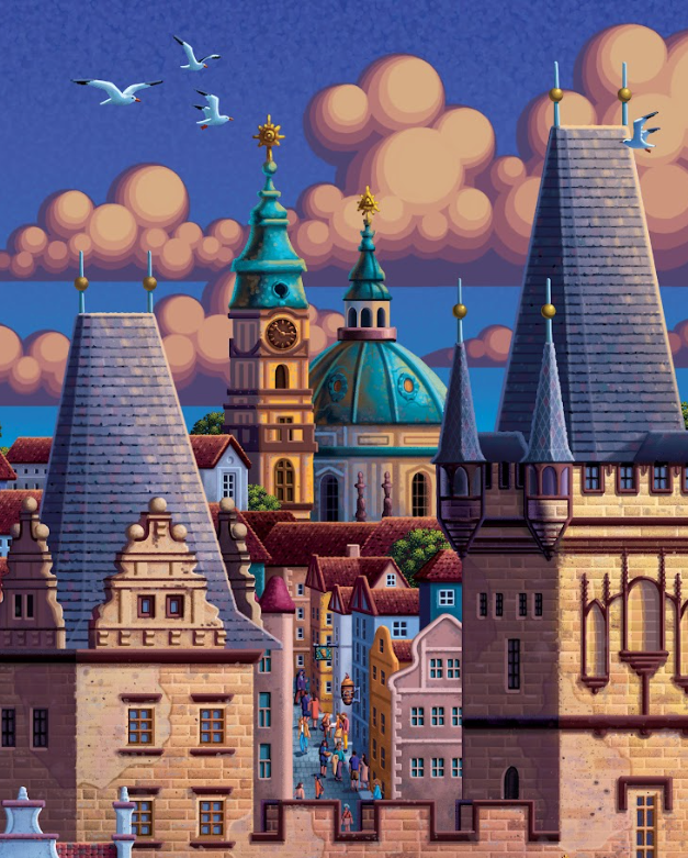 Prague, Czech Republic - 500 Piece Puzzle by Eric Dowdle - Premium No Glare Signature Edition