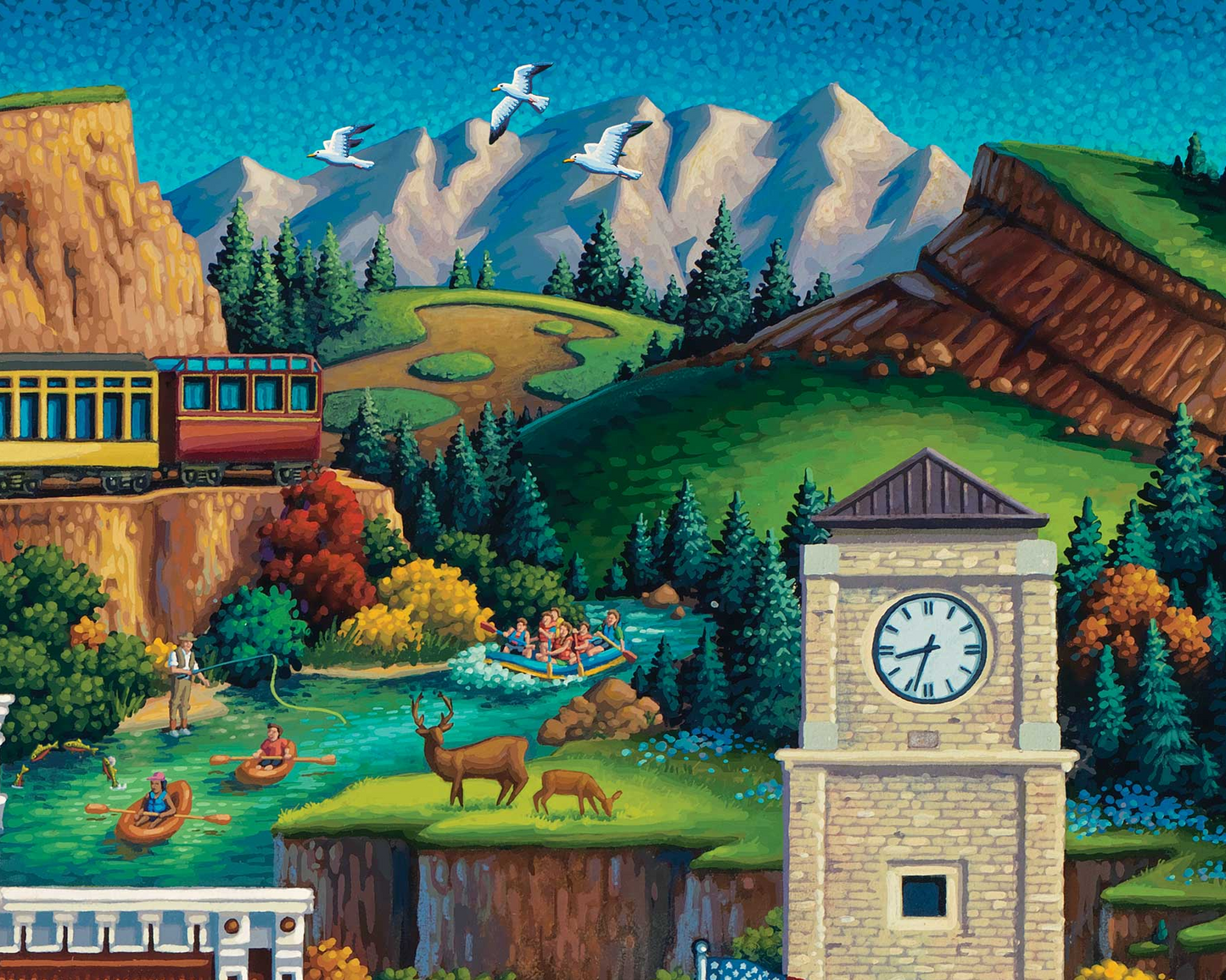 Durango, Colorado - 500 Piece Puzzle by Eric Dowdle - Premium No Glare Signature Edition