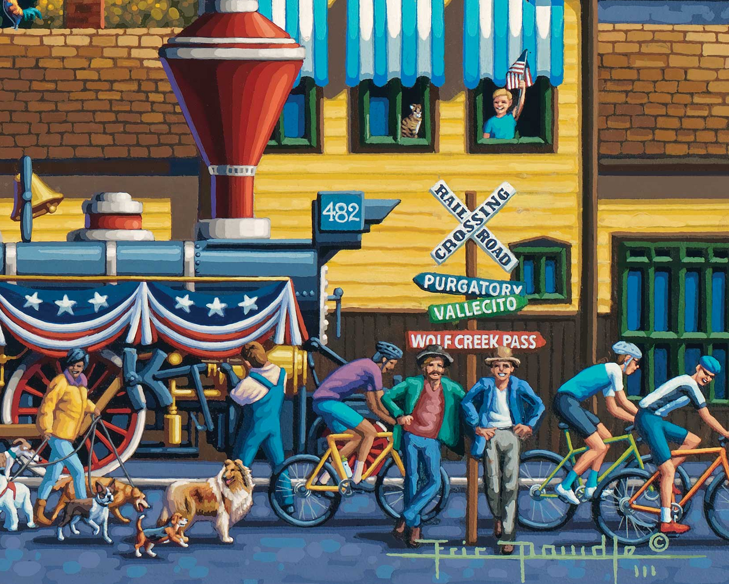 Durango, Colorado - 500 Piece Puzzle by Eric Dowdle - Premium No Glare Signature Edition